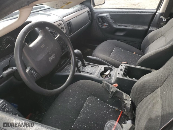 2004 Jeep Grand Cherokee Laredo with VIN 1J4GW48S54C283035, listed as a Copart auction lot 47814665 with 0 mi miles and Salvage Title. Bid and sale history available at carsss.com. Image 7.
