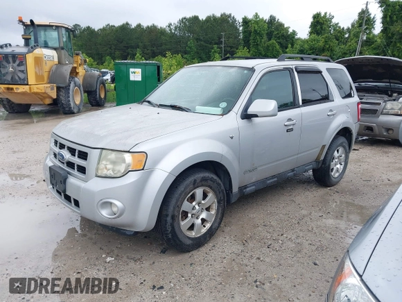 2008 Ford Escape Limited with VIN 1FMCU041X8KA25519, listed as a IAAI auction lot 42171095 with 189,410 mi miles and . Bid and sale history available at DreamBid. Image 2.