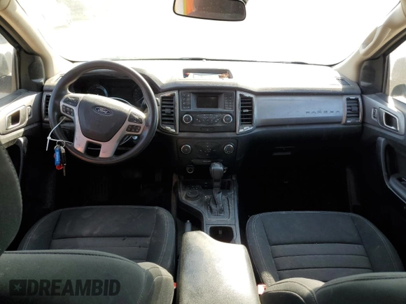 2019 Ford Ranger XL with VIN 1FTER1FH0KLB08165, listed as a Copart auction lot 50887825 with 95,405 mi miles and Salvage title. Bid and sale history available at DreamBid. Image 8.