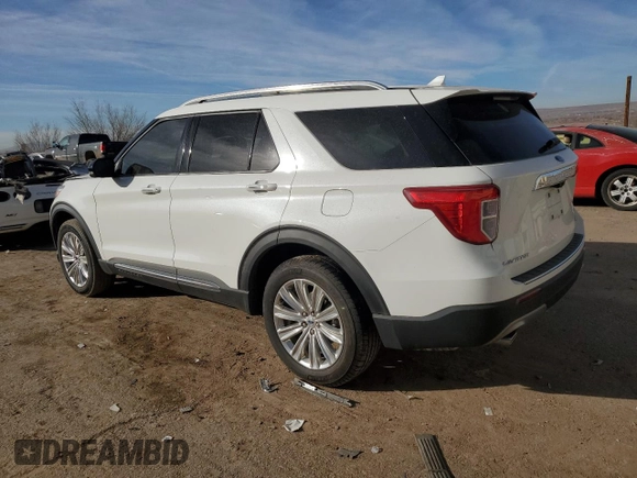 2022 Ford Explorer Limited with VIN 1FMSK8FH1NGA43898, listed as a Copart auction lot 87328924 with 37,273 mi miles and Salvage Title. Bid and sale history available at carsss.com. Image 2.