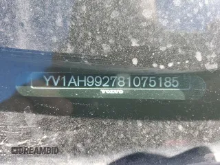 2008 Volvo S80 3.0L Turbo with VIN YV1AH992781075185, listed as a Copart auction lot 69894094 with 175,768 mi miles and Salvage Title. Bid and sale history available at DreamBid. Image 12.