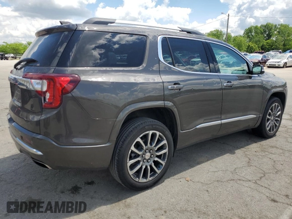 2020 GMC Acadia Denali with VIN 1GKKNPLS1LZ189956, listed as a Copart auction lot 56107695 with 78,711 mi miles and Salvage title. Bid and sale history available at DreamBid. Image 3.