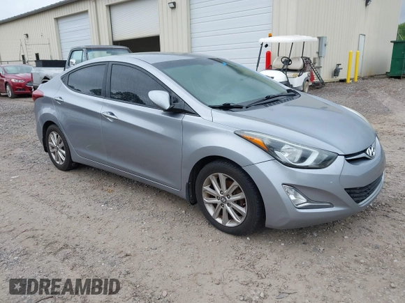 2015 Hyundai Elantra SE z VIN 5NPDH4AE0FH593656, wystawiony jako IAAI lot #42346608 z przebiegiem 153 562 mil mil oraz . Historia ofert i sprzedaży dostępna na DreamBid. Obrazek 1.