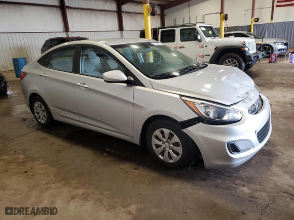 2016 Hyundai Accent SE with VIN KMHCT4AE9GU130007, listed as a Copart auction lot 51832645 with 29,356 mi miles and Salvage Title. Bid and sale history available at carsss.com. Image 4.