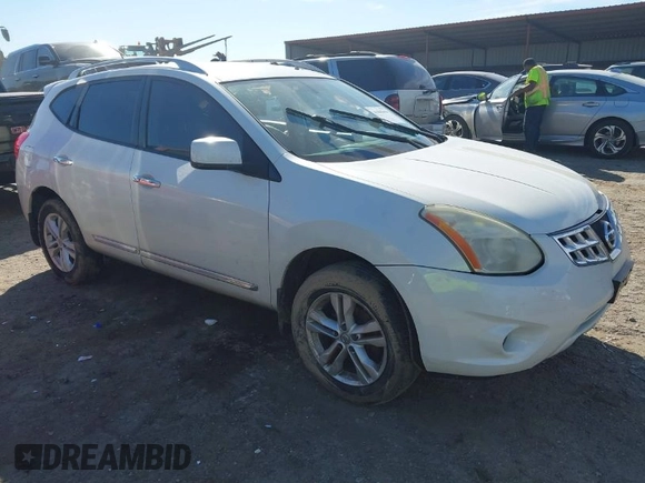2013 Nissan Rogue S with VIN JN8AS5MT2DW006261, listed as a IAAI auction lot 41665459 with 118,757 mi miles and . Bid and sale history available at carsss.com. Image 1.
