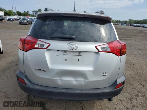 2015 Toyota RAV4 LE with VIN JTMBFREV1FJ043457, listed as a Copart auction lot 60525945 with 106,346 mi miles and Salvage title. Bid and sale history available at DreamBid. Image 6.