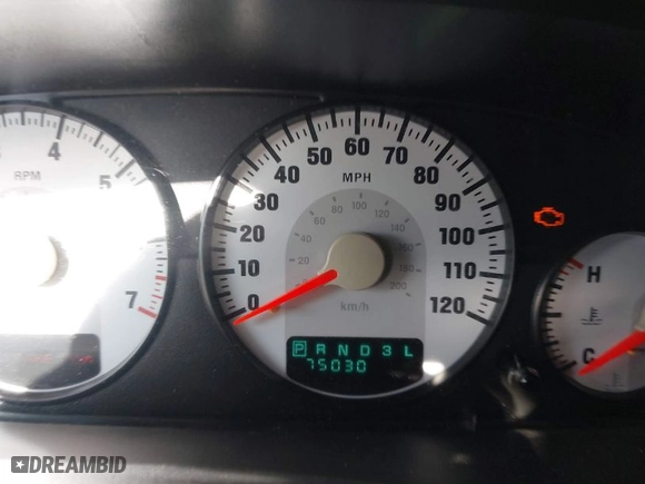 2005 Dodge Stratus Sdn SXT with VIN 1B3EL46R65N617926, listed as a IAAI auction lot 41658286 with 75,030 mi miles. Bid and sale history available at carsss.com. Image 16.