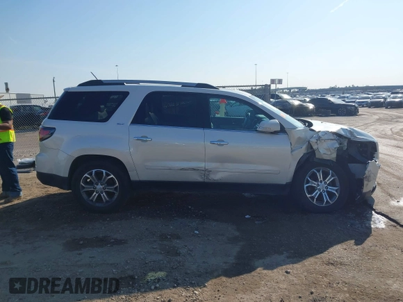 2014 GMC Acadia SLT with VIN 1GKKRRKDXEJ375452, listed as a IAAI auction lot 41652779 with 155,584 mi miles. Bid and sale history available at carsss.com. Image 13.