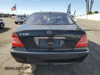 2003 Mercedes-Benz S-Class 4.3L with VIN WDBNG70J13A349510, listed as a Copart auction lot 79706894 with 76,124 mi miles and Salvage Title. Bid and sale history available at carsss.com. Image 6.