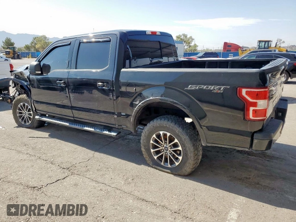 2019 Ford F-150 XL with VIN 1FTEW1EP2KFC25018, listed as a Copart auction lot 63105465 with 60,331 mi miles and Salvage title. Bid and sale history available at DreamBid. Image 2.