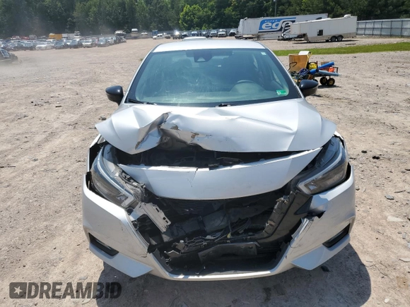 2021 Nissan Versa SR with VIN 3N1CN8FV8ML925511, listed as a Copart auction lot 60705055 with 144,471 mi miles and Salvage title. Bid and sale history available at DreamBid. Image 5.