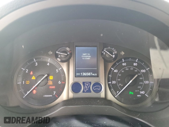 2011 Lexus GX 460 with VIN JTJBM7FX9B5024147, listed as a Copart auction lot 53397255 with 136,587 mi miles and Clean Title. Bid and sale history available at DreamBid. Image 9.