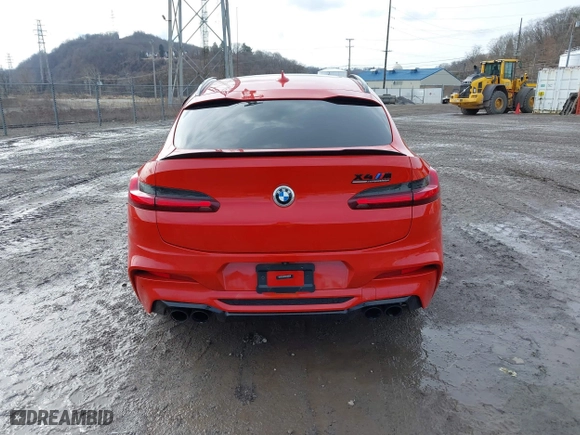 2020 BMW X4 M Competition with VIN 5YMUJ0C05L9C33943, listed as a IAAI auction lot 41531691 with 55,419 mi miles. Bid and sale history available at carsss.com. Image 16.