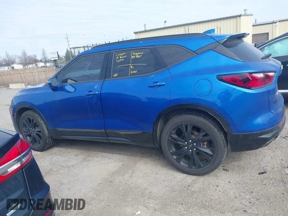 2019 Chevrolet Blazer RS z VIN 3GNKBERS3KS612362, wystawiony jako IAAI lot #41978218 z przebiegiem 90 242 mil mil oraz . Historia ofert i sprzedaży dostępna na DreamBid. Obrazek 14.