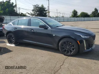 2020 Cadillac CT5 Luxury with VIN 1G6DX5RK7L0151598, listed as a Copart auction lot 60671375 with 82,151 mi miles and Salvage title. Bid and sale history available at DreamBid. Image 4.