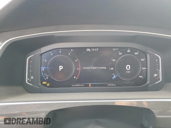 2021 Volkswagen Tiguan SE with VIN 3VV3B7AX8MM115493, listed as a Copart auction lot 71198794 with 34,958 mi miles and Salvage Title. Bid and sale history available at DreamBid. Image 9.