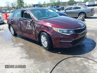 2017 Kia Optima LX with VIN 5XXGT4L32HG150608, listed as a IAAI auction lot 41963406 with 71,521 mi miles. Bid and sale history available at carsss.com. Image 1.