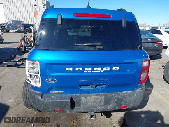 2022 Ford Bronco Sport Big Bend z VIN 3FMCR9B63NRD18433, wystawiony jako IAAI lot #41668248 z przebiegiem 23 364 mil mil oraz . Historia ofert i sprzedaży dostępna na DreamBid. Obrazek 16.