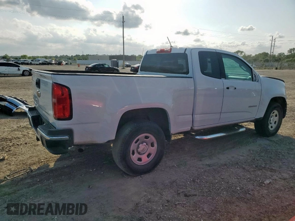 2020 Chevrolet Colorado 2WD Work Truck with VIN 1GCHSBENXL1128144, listed as a Copart auction lot 59211325 with 53,416 mi miles and Salvage title. Bid and sale history available at DreamBid. Image 3.