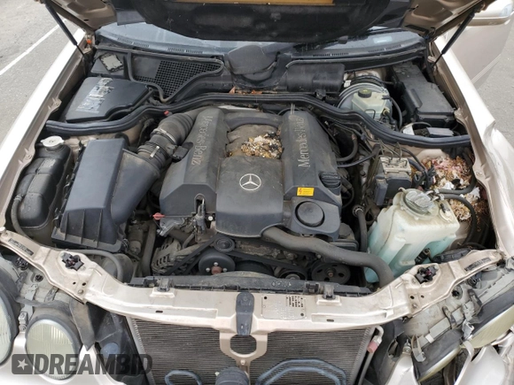 2002 Mercedes-Benz E-Class with VIN WDBJF65J92B404315, listed as a Copart auction lot 75481094 with 87,383 mi miles and Salvage Title. Bid and sale history available at carsss.com. Image 11.