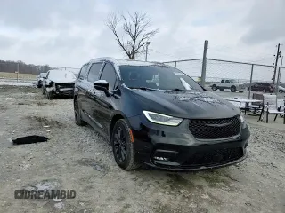2021 Chrysler Pacifica Limited with VIN 2C4RC3GGXMR603651, listed as a Copart auction lot 87442164 with 65,166 mi miles and Salvage title. Bid and sale history available at DreamBid. Image 12.