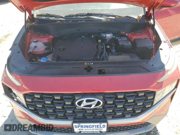 2022 Hyundai Santa Fe SE with VIN 5NMS1DAJ3NH443755, listed as a Copart auction lot 50044885 with 23,347 mi miles and Salvage Title. Bid and sale history available at carsss.com. Image 12.