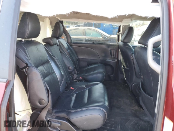 2017 Toyota Sienna SE with VIN 5TDXZ3DC3HS880002, listed as a Copart auction lot 53904715 with 159,132 mi miles and Salvage title. Bid and sale history available at DreamBid. Image 11.