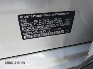 2019 BMW X7 xDrive50i z VIN 5UXCX4C59KLS38761, wystawiony jako IAAI lot #40743791 z przebiegiem Nie podano mil oraz . Historia ofert i sprzedaży dostępna na DreamBid. Obrazek 9.