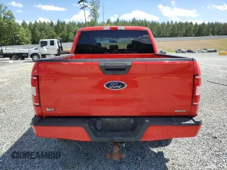 2019 Ford F-150 XL with VIN 1FTEW1E43KKE28982, listed as a Copart auction lot 58302285 with 101,707 mi miles and Salvage title. Bid and sale history available at DreamBid. Image 6.
