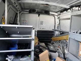 2017 Chevrolet Express Cargo with VIN 1GCWGAFF9H1289313, listed as a Copart auction lot 86978034 with 202,794 mi miles and Salvage title. Bid and sale history available at DreamBid. Image 10.