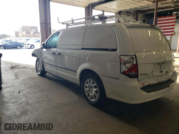 2014 Ram Cargo Van Tradesman with VIN 2C4JRGAG5ER226093, listed as a Copart auction lot 70608794 with 0 mi miles and Salvage Title. Bid and sale history available at carsss.com. Image 2.