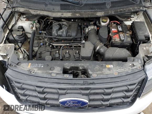 2018 Ford Police Interceptor Utility z VIN 1FM5K8AR8JGC95414, wystawiony jako Copart lot #58064665 z przebiegiem 120 873 mil mil oraz Czysty tytuł • Clean title. Historia ofert i sprzedaży dostępna na DreamBid. Obrazek 12.