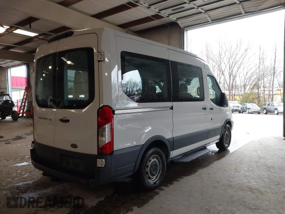 2018 Ford Transit Passenger XL with VIN 1FMZK1CM8JKA27308, listed as a IAAI auction lot 41460974 with 66,278 mi miles and . Bid and sale history available at DreamBid. Image 4.