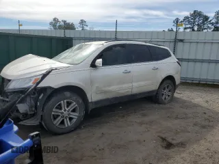 2015 Chevrolet Traverse LT z VIN 1GNKRHKD8FJ217786, wystawiony jako Copart lot #41459254 z przebiegiem Nie podano mil oraz Szkoda całkowita • Salvage title. Historia ofert i sprzedaży dostępna na DreamBid. Obrazek 1.