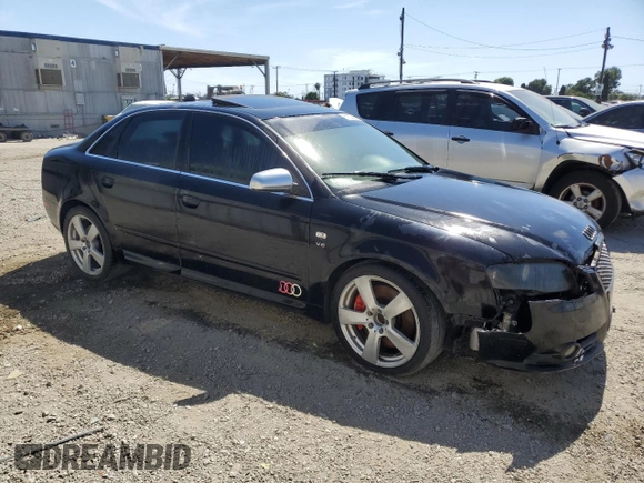 2006 Audi S4 z VIN WAUGL78E56A198119, wystawiony jako Copart lot #57002215 z przebiegiem Nie podano mil oraz Szkoda całkowita • Salvage title. Historia ofert i sprzedaży dostępna na DreamBid. Obrazek 4.