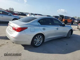 2015 Infiniti Q50 Premium with VIN JN1BV7AP5FM339145, listed as a Copart auction lot 59925625 with 152,396 mi miles and Clean title. Bid and sale history available at DreamBid. Image 3.