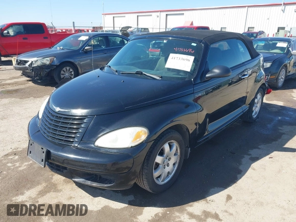 2005 Chrysler PT Cruiser with VIN 3C3EY45XX5T572509, listed as a IAAI auction lot 41733696 with 141,468 mi miles. Bid and sale history available at carsss.com. Image 17.