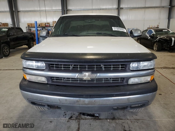 2001 Chevrolet Silverado 1500 LS with VIN 1GCEK19T21E163000, listed as a Copart auction lot 51509455 with 182,528 mi miles and Salvage Title. Bid and sale history available at carsss.com. Image 5.