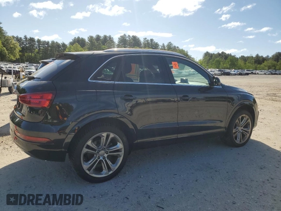 2016 Audi Q3 Premium Plus with VIN WA1EFCFS6GR013351, listed as a Copart auction lot 56727035 with 83,583 mi miles and Salvage title. Bid and sale history available at DreamBid. Image 3.