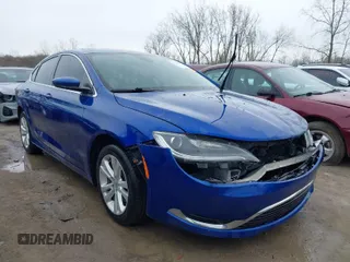 2016 Chrysler 200 Limited with VIN 1C3CCCAB5GN152251, listed as a IAAI auction lot 41941570 with 108,970 mi miles. Bid and sale history available at carsss.com. Image 1.