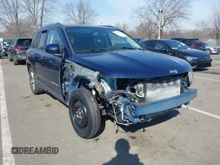 2017 Jeep Compass Latitude with VIN 1C4NJDEBXHD139853, listed as a IAAI auction lot 41628539 with 103,182 mi miles and . Bid and sale history available at DreamBid. Image 1.