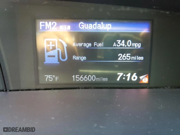 2013 Honda Civic Hybrid with VIN 19XFB4F2XDE201406, listed as a Copart auction lot 51952805 with 156,600 mi miles and Salvage Title. Bid and sale history available at carsss.com. Image 9.