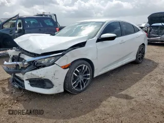2017 Honda Civic LX with VIN 19XFC2F52HE042902, listed as a Copart auction lot 60672485 with 58,738 mi miles and Salvage title. Bid and sale history available at DreamBid. Image 1.