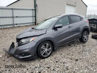 2021 Honda HR-V EX with VIN 3CZRU6H51MM734643, listed as a Copart auction lot 43335265 with 42,137 mi miles and Salvage Title. Bid and sale history available at carsss.com. Image 1.