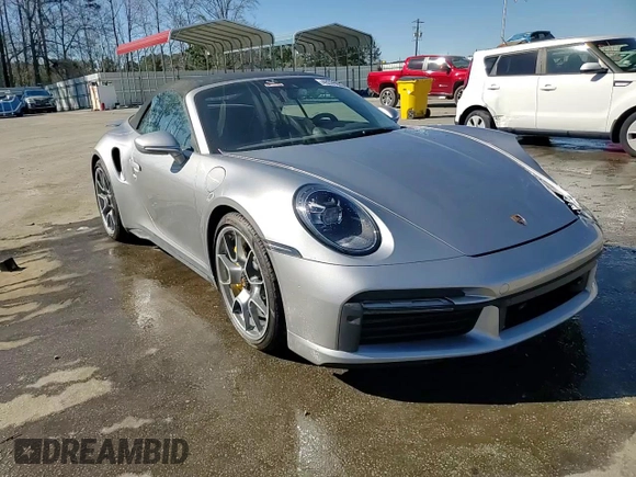 2021 Porsche 911 Turbo S with VIN WP0CD2A95MS263671, listed as a Copart auction lot 49399805 with 0 mi miles and Salvage Title. Bid and sale history available at carsss.com. Image 13.