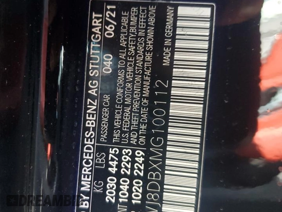 2021 Mercedes-Benz C 300 with VIN W1KWJ8DBXMG100112, listed as a Copart auction lot 74244794 with Not provided miles and Non repairable. Bid and sale history available at DreamBid. Image 13.