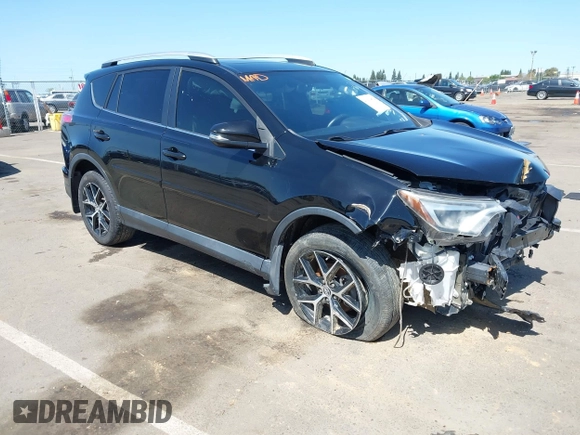 2016 Toyota RAV4 SE with VIN 2T3JFREV6GW492731, listed as a IAAI auction lot 41993874 with 92,339 mi miles and . Bid and sale history available at DreamBid. Image 1.