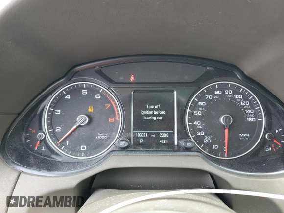 2016 Audi Q5 Prestige with VIN WA1W7AFP1GA025729, listed as a Copart auction lot 52582065 with 103,021 mi miles and Salvage Title. Bid and sale history available at carsss.com. Image 9.