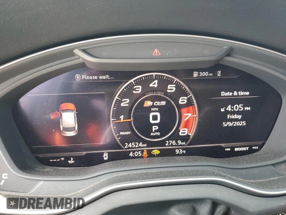 2019 Audi SQ5 Premium Plus with VIN WA1B4AFY2K2001281, listed as a Copart auction lot 56483835 with 24,524 mi miles and Clean Title. Bid and sale history available at DreamBid. Image 9.