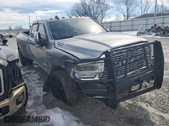 2024 Ram 3500 Laramie with VIN 3C63RRJLXRG272877, listed as a Copart auction lot 45136205 with 5,025 mi miles and Salvage Title. Bid and sale history available at carsss.com. Image 4.